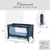 HAUCK lovelė - maniežas Dream N Play Plus Navy/Aqua 603666