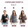 MOMCOZY ERGONOMINĖ KŪDIKIŲ NEŠIOKLĖ, PILKA