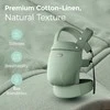 MOMCOZY ERGONOMINĖ KŪDIKIŲ NEŠIOKLĖ PUREHUG IŠ NATŪRALAUS LINO, SAGE Žalias