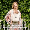 MOMCOZY ERGONOMINĖ KŪDIKIŲ NEŠIOKLĖ PUREHUG IŠ NATŪRALAUS LINO, LIGHT AMBER