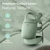 MOMCOZY ERGONOMINĖ KŪDIKIŲ NEŠIOKLĖ PUREHUG IŠ NATŪRALAUS LINO, SAGE Žalias