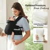 MOMCOZY ERGONOMINĖ KŪDIKIŲ NEŠIOKLĖ WEESNUG, COTTON Juodas