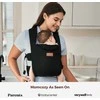 MOMCOZY ERGONOMINĖ KŪDIKIŲ NEŠIOKLĖ WEESNUG, COTTON Juodas