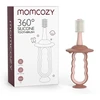 MOMCOZY ITIN MIKŠTAS KŪDIKIŲ DANTŲ ŠEPETĖLIS 360, ROŽINIS