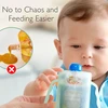 MOMCOZY KŪDIKIŲ MAISTO TYRELĖS PAKUOTĖS LAIKIKLIS, ŽALIAS