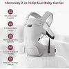 MOMCOZY KŪDIKIŲ NEŠIOKLĖ MOVE2FIT 2IN1 SU KLUBŲ SĖDYNE, SU TINKLELIU, PILKA
