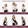MOMCOZY KŪDIKIŲ NEŠIOKLĖ MOVE2FIT 2IN1 SU KLUBŲ SĖDYNE, JUODA
