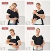 Momcozy Kūdikių nešioklė, juoda