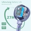 MOMCOZY NEŠIOJAMAS VEŽIMĖLIO VENTILIATORIUS, VIOLETINIS