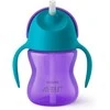 PHILIPS AVENT GERTUVĖ SU ŠIAUDELIU, 9 MĖN+, 200 ML, SCF796, VIOLET/Mėlynas