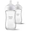 PHILIPS AVENT STIKLINIS 2 VNT. BUTELIUKŲ RINKINYS NAUJAGIMIUI NATURAL RESPONSE SCY933