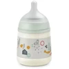 SUAVINEX ANTI-COLIC BUTELIUKAS SX PRO SU LĖTOS SROVĖS (S) FIZIOLOGINIU ŽINDUKU, 150 ML, NUO 0 MĖN., WALK Žalias