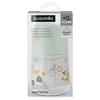 SUAVINEX ANTI-COLIC BUTELIUKAS SX PRO SU LĖTOS SROVĖS (S) FIZIOLOGINIU ŽINDUKU, 150 ML, NUO 0 MĖN., WALK Žalias