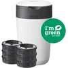 TOMMEE TIPPEE SANGENIC TWIST AND CLICK ADVANCED SAUSKELNIŲ KONTEINERIO IR 6 VNT. KASEČIŲ RINKINYS, Baltas