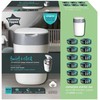 TOMMEE TIPPEE TWIST AND CLICK ADVANCED SAUSKELNIŲ KONTEINERIO IR 12 VNT. KASEČIŲ RINKINYS, Baltas
