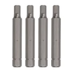 Atsuktuvo antgalis HEX10 75mm 4vnt STACO