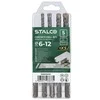 Grąžtas SDS grąžtų rinkinys SX5 STALCO 6-12mm