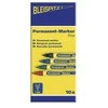 Markeris Bleispitz Fine, juodas 1mm