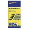 Markeris Bleispitz kabeliams, juodas 0,75mm