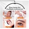 Andoer HD-M5X 36 W LED vaizdo apšvietimas, pusmėnulio formos užpildo lemputė 3000K-6000K, reguliuojamas 180 cm