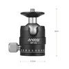 „Andoer MT-03“ mini rutulinė galvutė DSLR ILDC