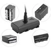 Batmax NP-F550/F750/F970 baterijos maitinimas nuo USB