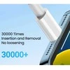 PD 60W C tipo ir C tipo kabelis skirtas iPhone 15 Pro Max USB-C greito įkrovimo OTG duomenų laidui,