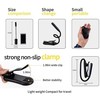 skaitymo lemputė,„Book Light Mini 7 LED“ įkraunama 3 lygių šilta šalta balta lanksti