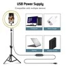 žiedinė 26 cm LED lempa su stovu 2,0m