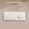 Aqara H2 Dimmer Switch išmanusis Zigbee ir Thread 1 kanalo Šviesos reguliatorius pilkas