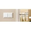 Aqara H2 Išmanus 2 mygtukų 1 kanalo zigbee, Thread jungiklis (WS-K07D)