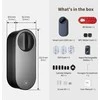 Aqara U200 lite išmanioji durų spyna Matter, Apple Home juoda (EL-D03D)