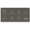 Aqara zigbee bevielis 2 mygtukų jungiklis aqara H1 DOUBLE ROCKER pilkas (WRS-R02G)