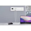 Sieninis šviestuvas Išmanusis WiFi sieninis lizdas Avatto N-WOT10-USB-W TUYA USB USB-C - baltas