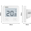 Engo Controls Engo E10 Wifi termostatas 230V baltas TUYA