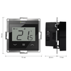 Engo Controls Engo E55 Wifi laidinis termostatas 230V judas 55x55