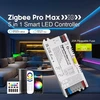 Gledopto Zigbee Pro Max GL-C-601P – 5-in-1 LED valdiklis, 15 A, Zigbee 3.0, RF 2,4 GHz