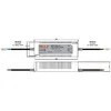 Bikuvalt 144W LED maitinimo šaltinis GLP 24V, IP67