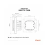 heat it HeatIT Z-TRM6 Zwave termostatas juodas matinis 16A