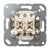 Dvigubas jungiklis be fiksacijos JUNG 539 U, 10A, 250V~