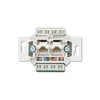 JUNG Lizdas kompiuterinis dvigubas UAE8x8UPO mK kat.6 neekranuotas