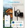 Meross MOP320 Wifi lauko rozetė 2 kanalų 16A Matter