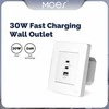Moes Wi-Fi USB 30W elektros kištukas, pakrovėjas (TUYA)