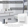 Moes WS-Y-EU1 1 kanalo click tipo baltos spalvos išmanusis WIFI jungiklis valdomas Smart life / Tuya