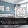 Moes WS-Y-EU1 1 kanalo click tipo baltos spalvos išmanusis WIFI jungiklis valdomas Smart life / Tuya