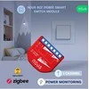 NOUS B2Z Zigbee 1 kanalo relė 16A su el.sąnaudų matavimu (PM)