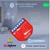 NOUS B3Z Zigbee 2 kanalų relė 16A su el.sąnaudų matavimu (PM)