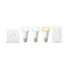 Išmanaus apšvietimo rinkinys Philips Hue 3x E27 lemputės + reguliatoriaus jungiklis