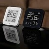 Shelly BLU H&amp;T Ekranas ZB temperatūros, drėgmės, LUX sensorius, Bluetooth, Zigbee, Juodas