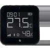 Shelly BLU H&amp;T Ekranas ZB temperatūros, drėgmės, LUX sensorius, Bluetooth, Zigbee, Juodas